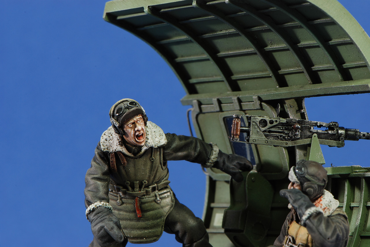 Dioramas and Vignettes: Waist gunner down! Europe 1943, photo #6