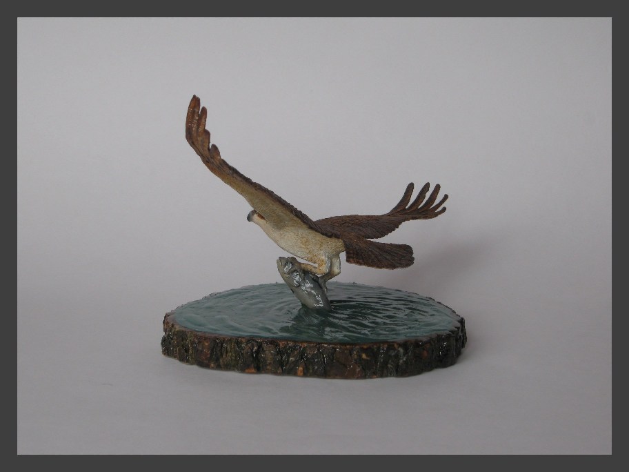 Sculpture: Osprey with prey, photo #12