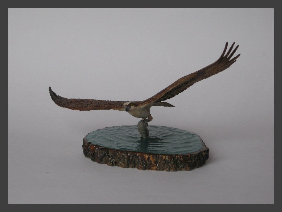 Sculpture: Osprey with prey, photo #15