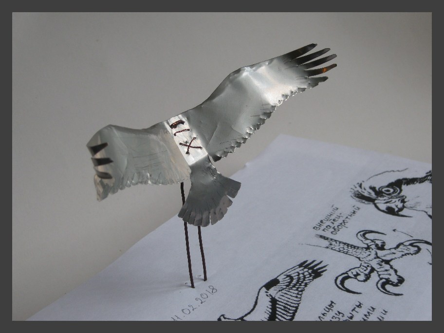 Sculpture: Osprey with prey, photo #18