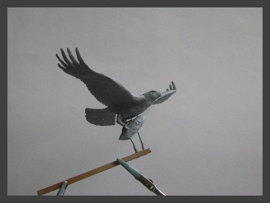 Sculpture: Osprey with prey, photo #26