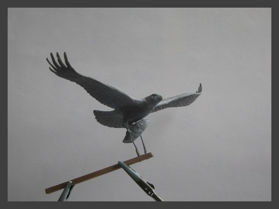 Sculpture: Osprey with prey, photo #30