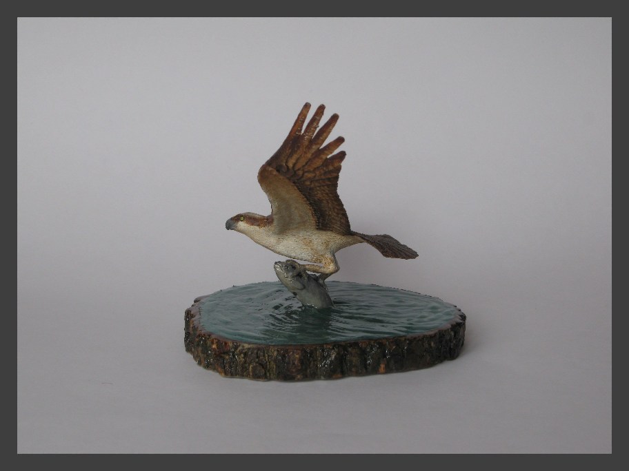 Sculpture: Osprey with prey, photo #4