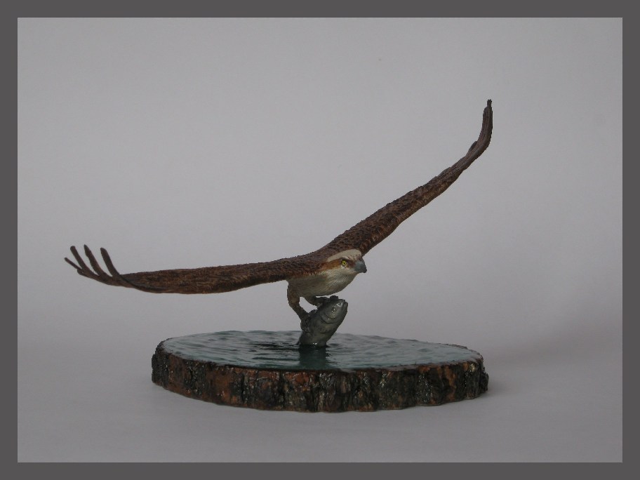 Sculpture: Osprey with prey, photo #6