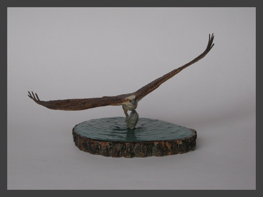 Sculpture: Osprey with prey, photo #8