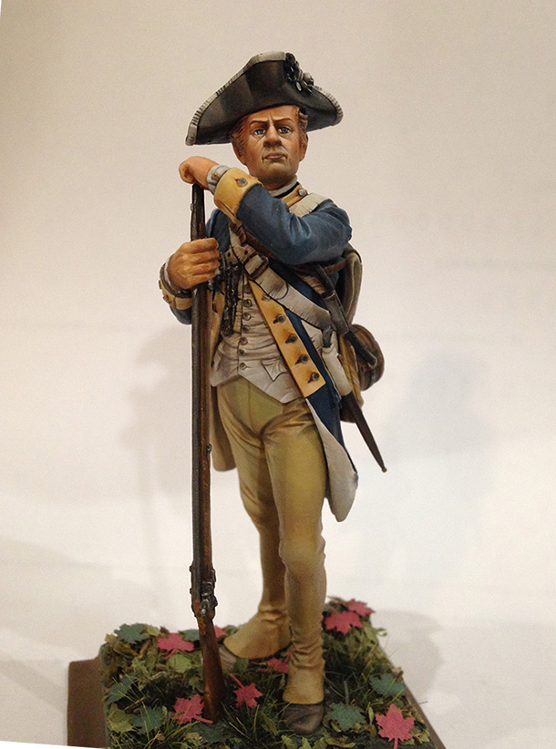 Figures: Private, 1st New York regt. of Continental Army