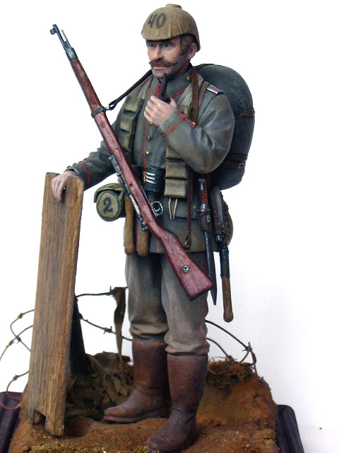 Фигурки: Боец немецкой штурмовой группы, 1915-16, фото #10