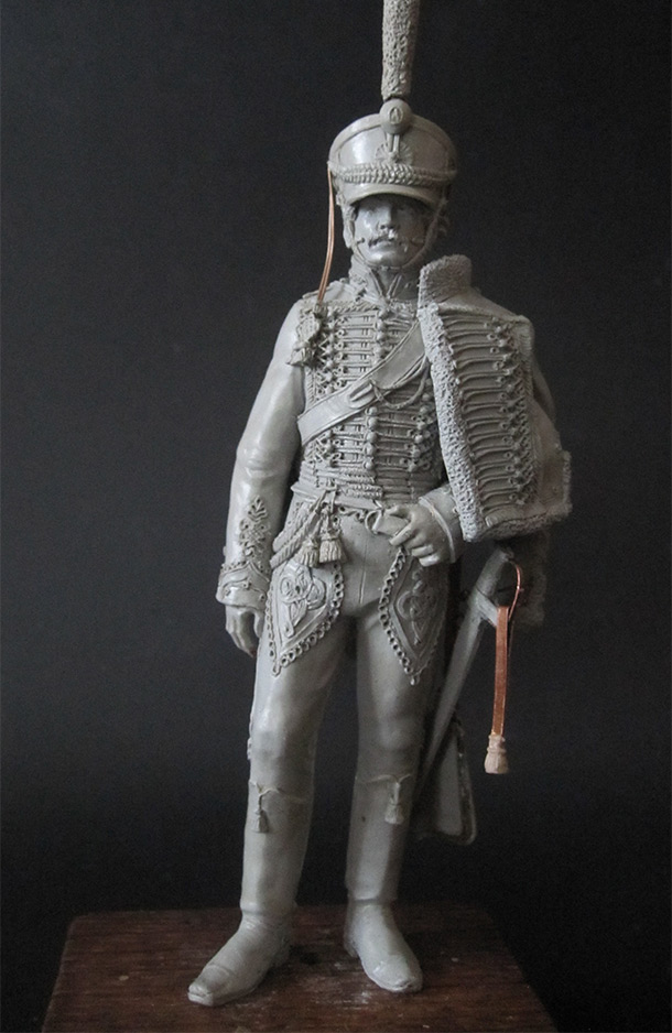 Sculpture: Hussar officer, 1813-14