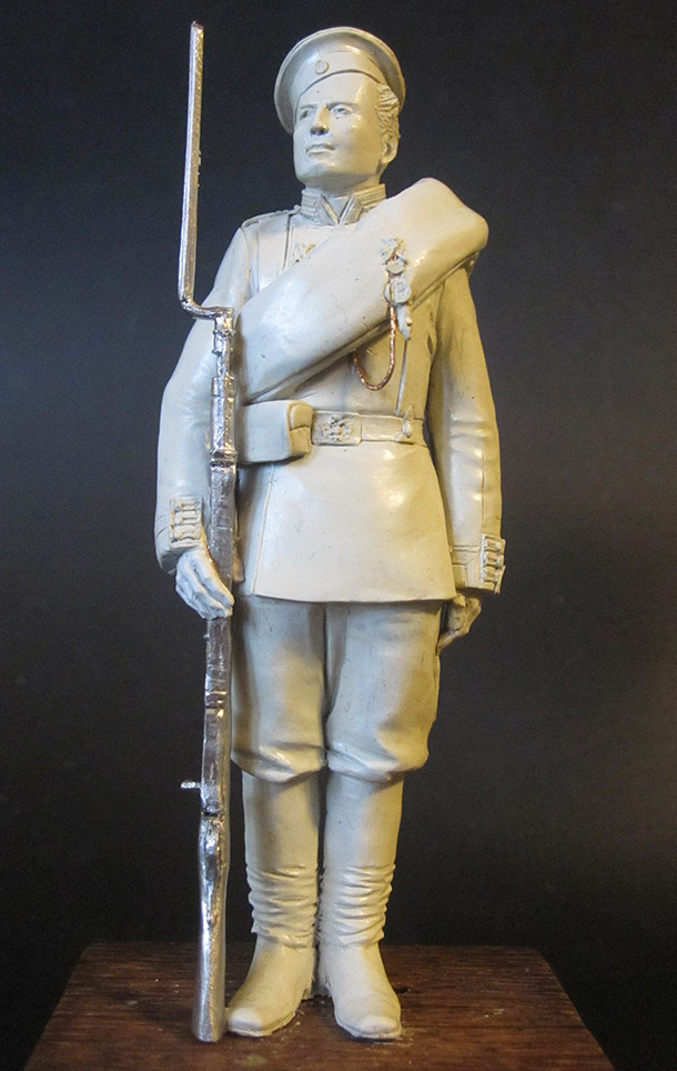 Sculpture: Russian Guard soldier, 1884