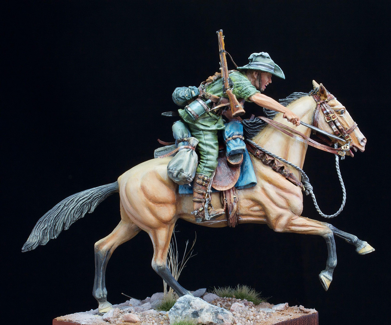 Figures: Australian light cavalry, WWI, photo #7