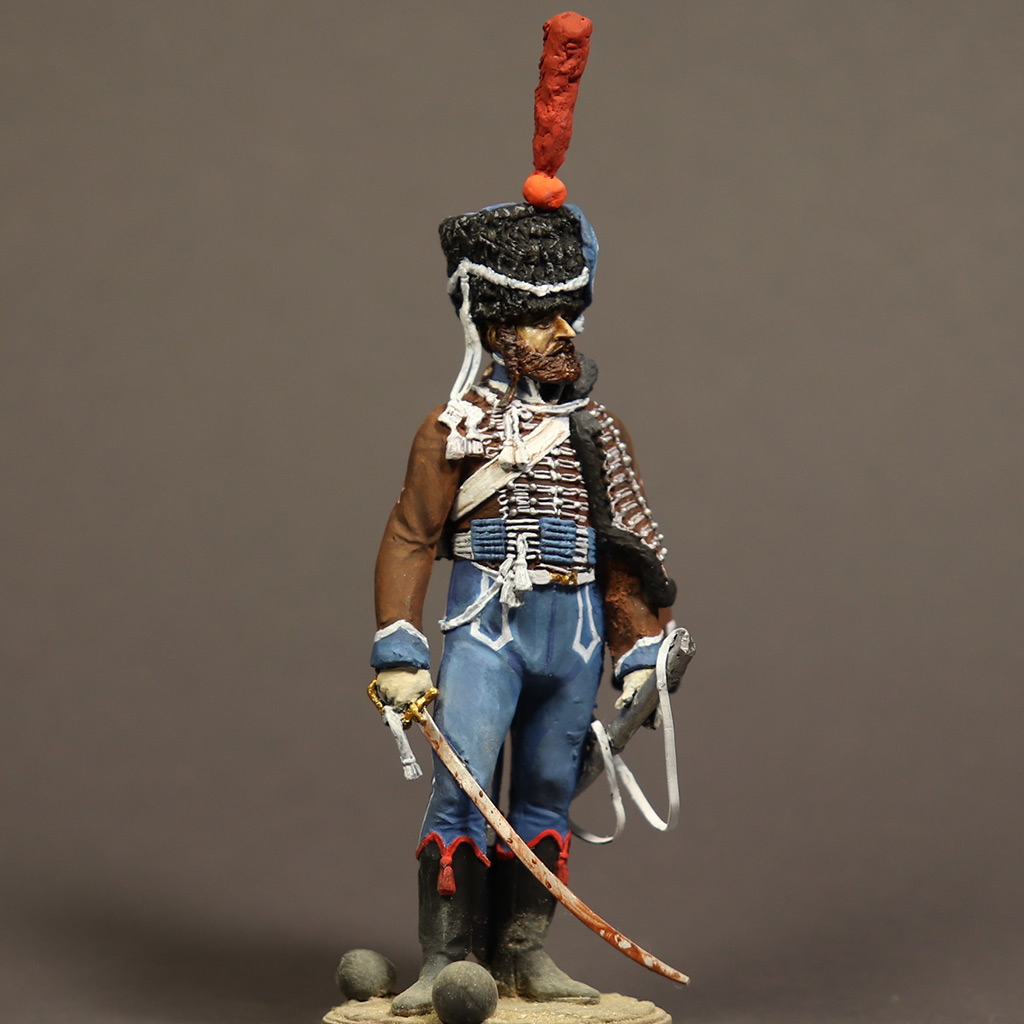 Figures: Sapper, 2nd Hussars, France 1810, photo #4