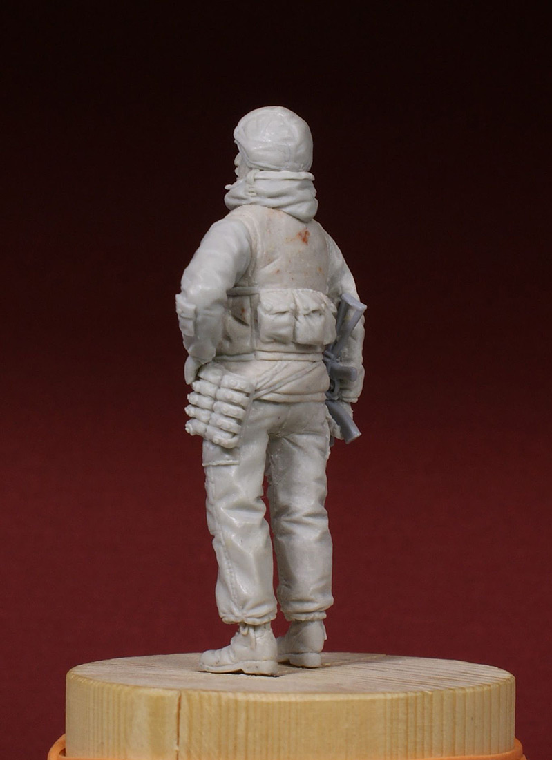 Sculpture: Russian special forces scout, 1995, photo #2