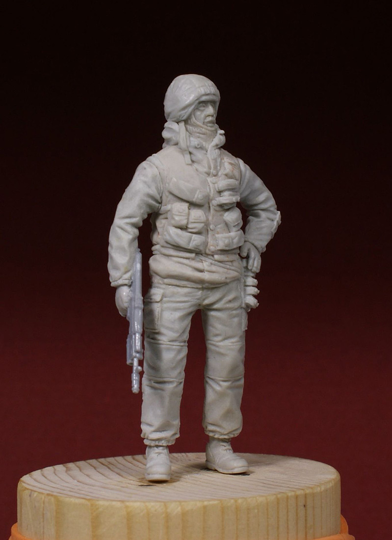 Sculpture: Russian special forces scout, 1995, photo #5