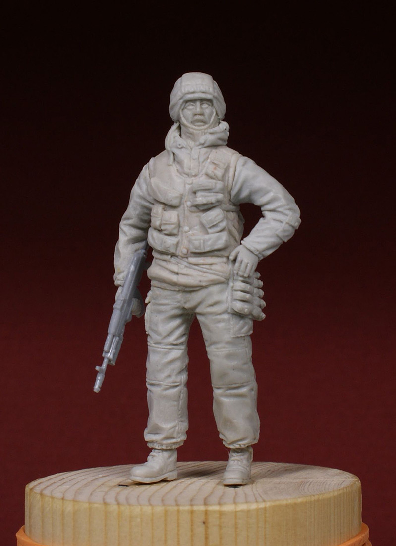 Sculpture: Russian special forces scout, 1995, photo #6