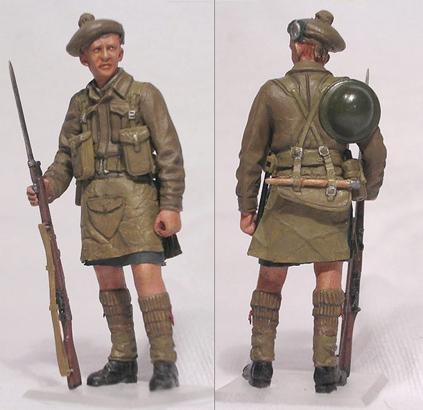 Фигурки: Шотландский пехотинец, 1940