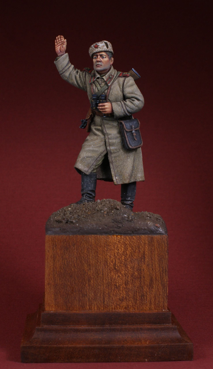 Figures: Gun crew commander. 1943-45, photo #1