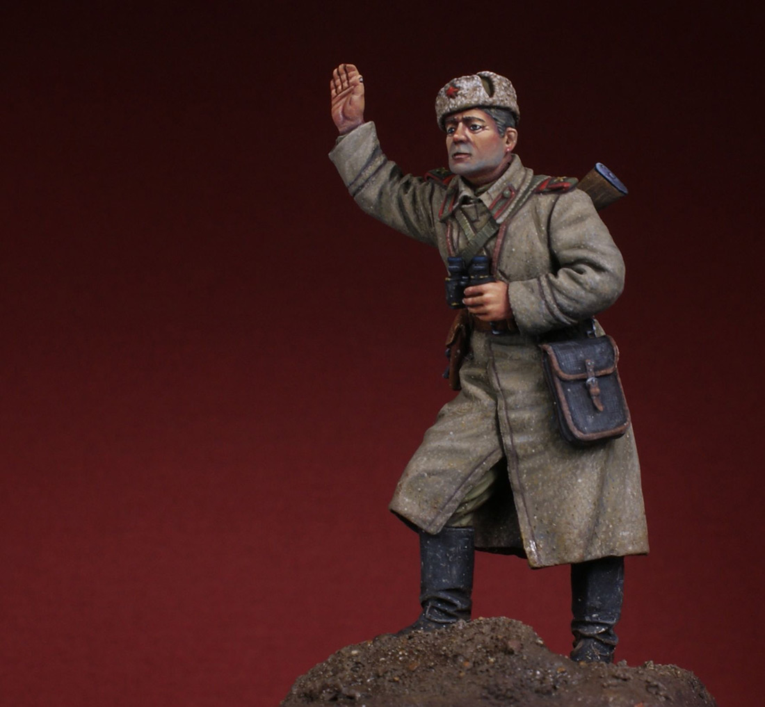 Figures: Gun crew commander. 1943-45, photo #6