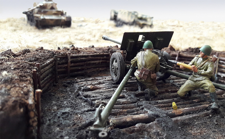 Dioramas and Vignettes: First fight of lieutenant Slepov, photo #1