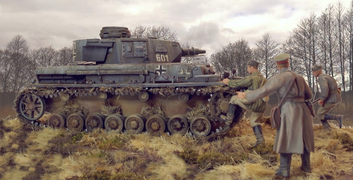 Диорамы и виньетки: Трофейный Pz-IV Ausf.F1, фото #1