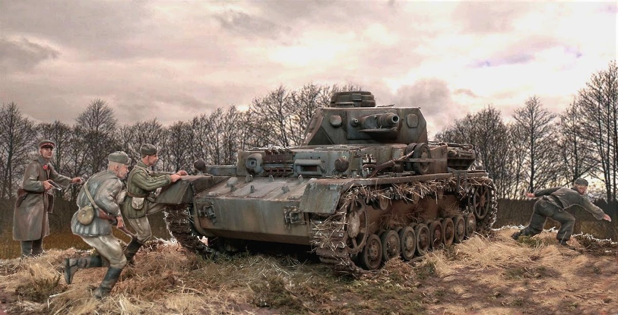 Диорамы и виньетки: Трофейный Pz-IV Ausf.F1, фото #3