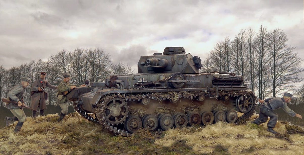 Диорамы и виньетки: Трофейный Pz-IV Ausf.F1, фото #4