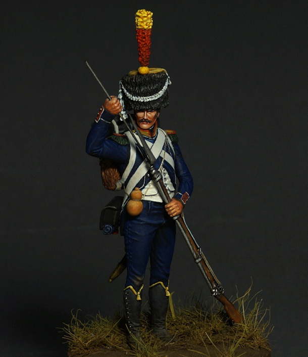 Figures: Voltigeur of light infantry, 1809-12