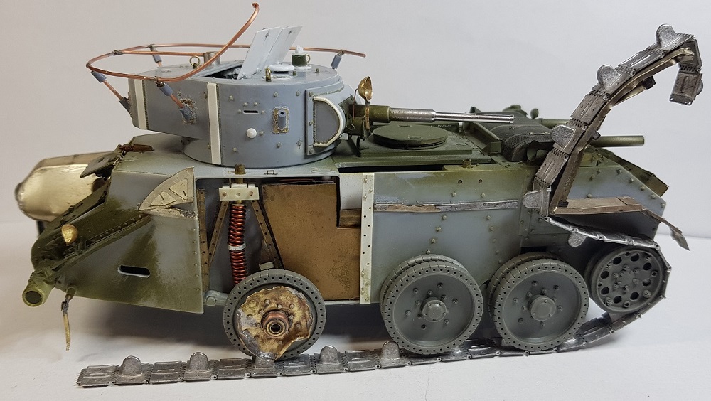 Dioramas and Vignettes: Radio equipped BT-7, Winter war, photo #12