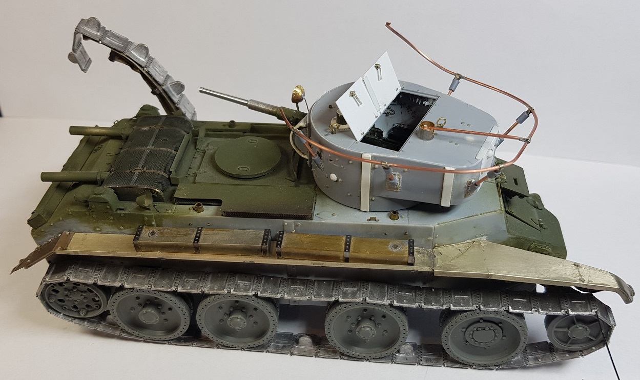 Dioramas and Vignettes: Radio equipped BT-7, Winter war, photo #13
