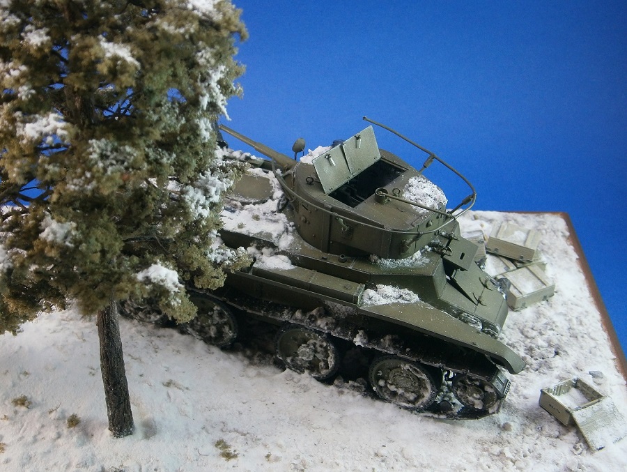 Dioramas and Vignettes: Radio equipped BT-7, Winter war, photo #6