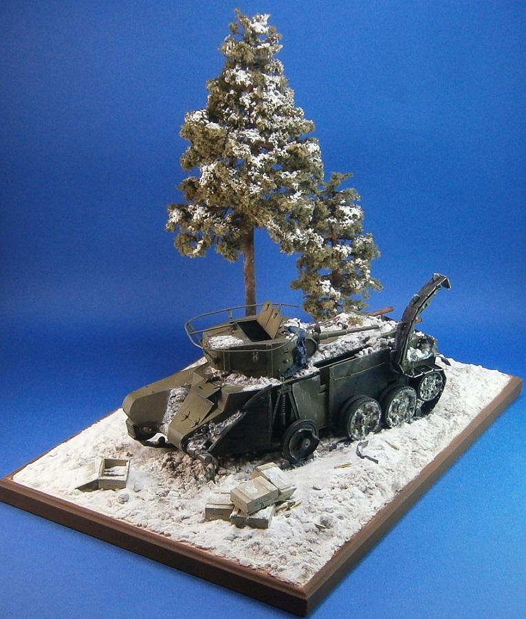 Dioramas and Vignettes: Radio equipped BT-7, Winter war, photo #7