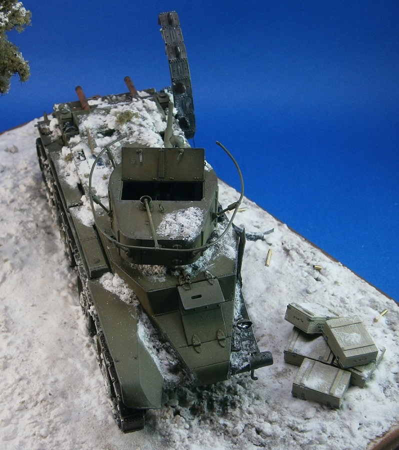 Dioramas and Vignettes: Radio equipped BT-7, Winter war, photo #8