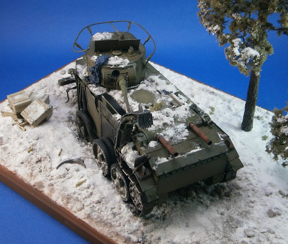 Dioramas and Vignettes: Radio equipped BT-7, Winter war, photo #9