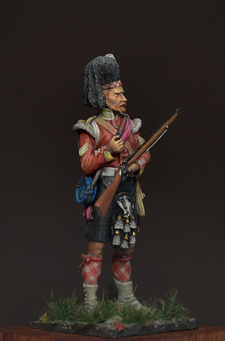 Figures: Colour sergeant, 93th regt., 1854, photo #1