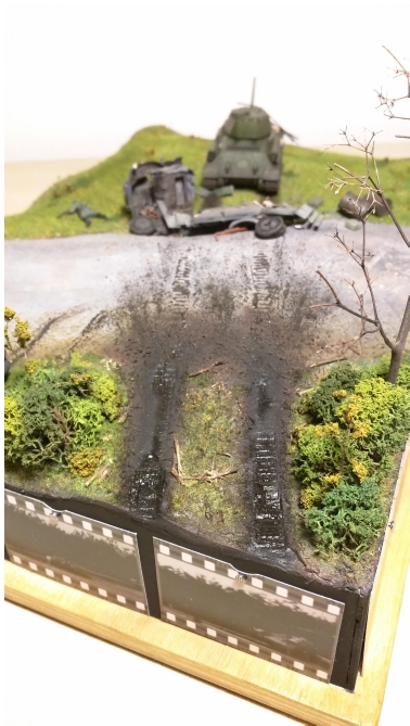 Dioramas and Vignettes: Four tankmen and dog. Betting with Death, photo #6