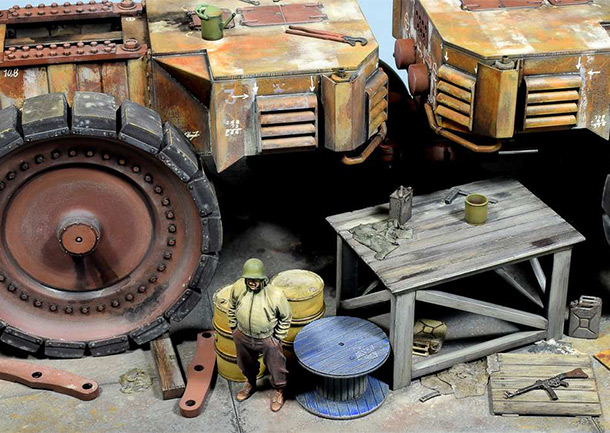 Dioramas and Vignettes: Krupp Raumer S