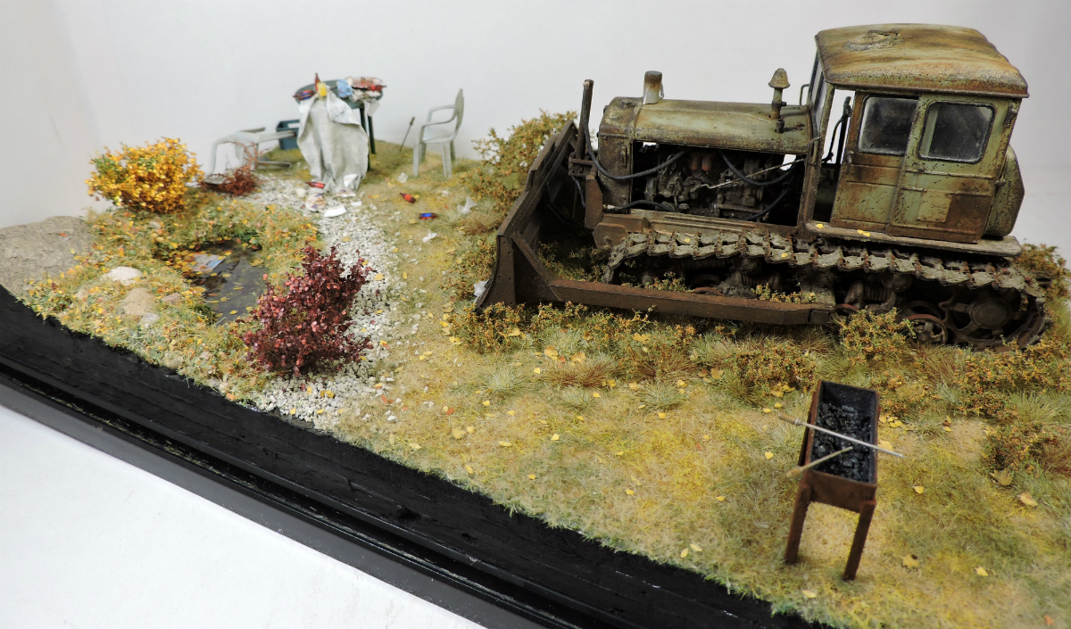 Dioramas and Vignettes: T-74 tractor, photo #1