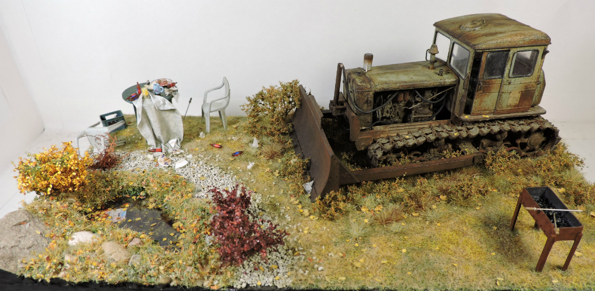 Dioramas and Vignettes: T-74 tractor, photo #2