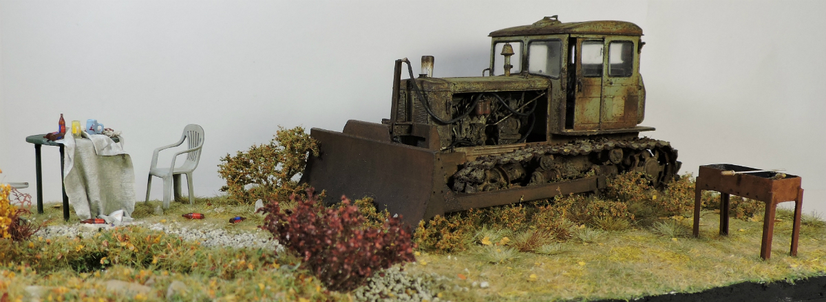 Dioramas and Vignettes: T-74 tractor, photo #3