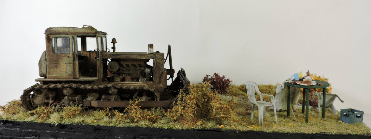 Dioramas and Vignettes: T-74 tractor, photo #4
