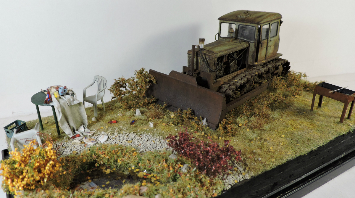 Dioramas and Vignettes: T-74 tractor, photo #6