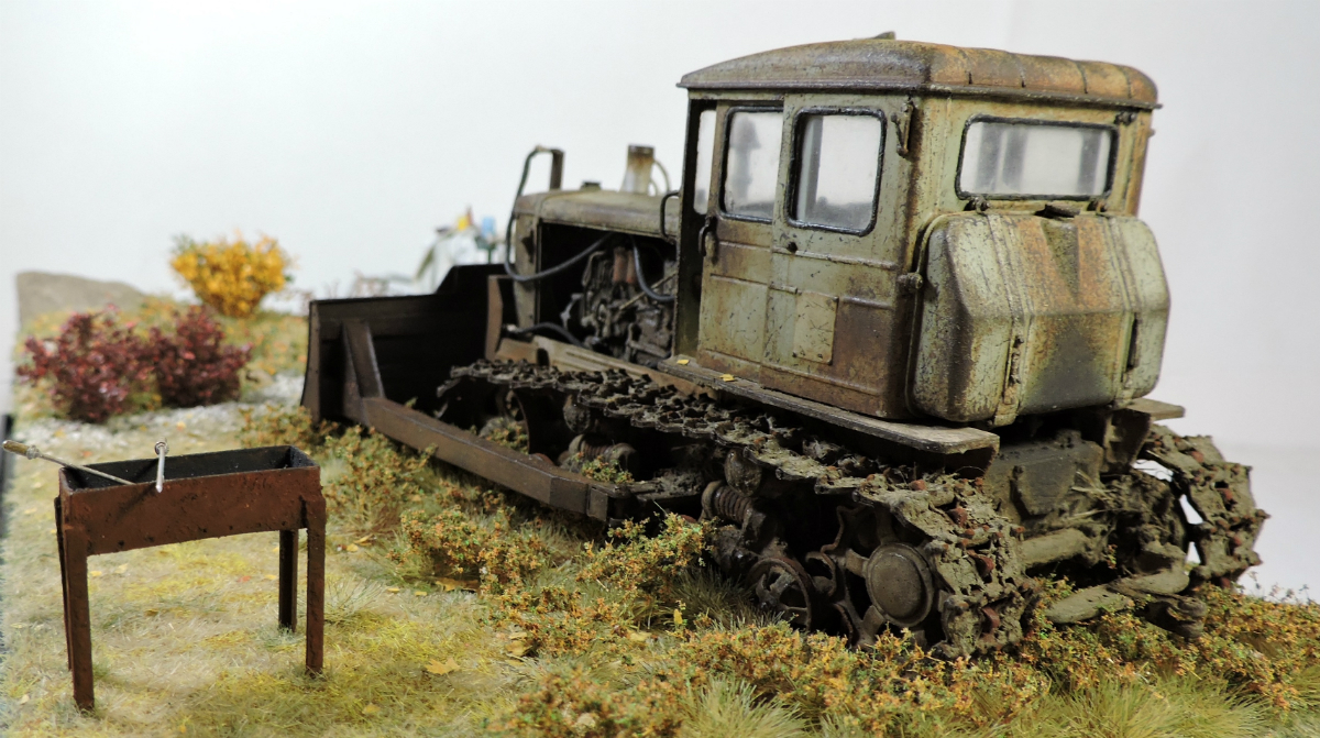 Dioramas and Vignettes: T-74 tractor, photo #7