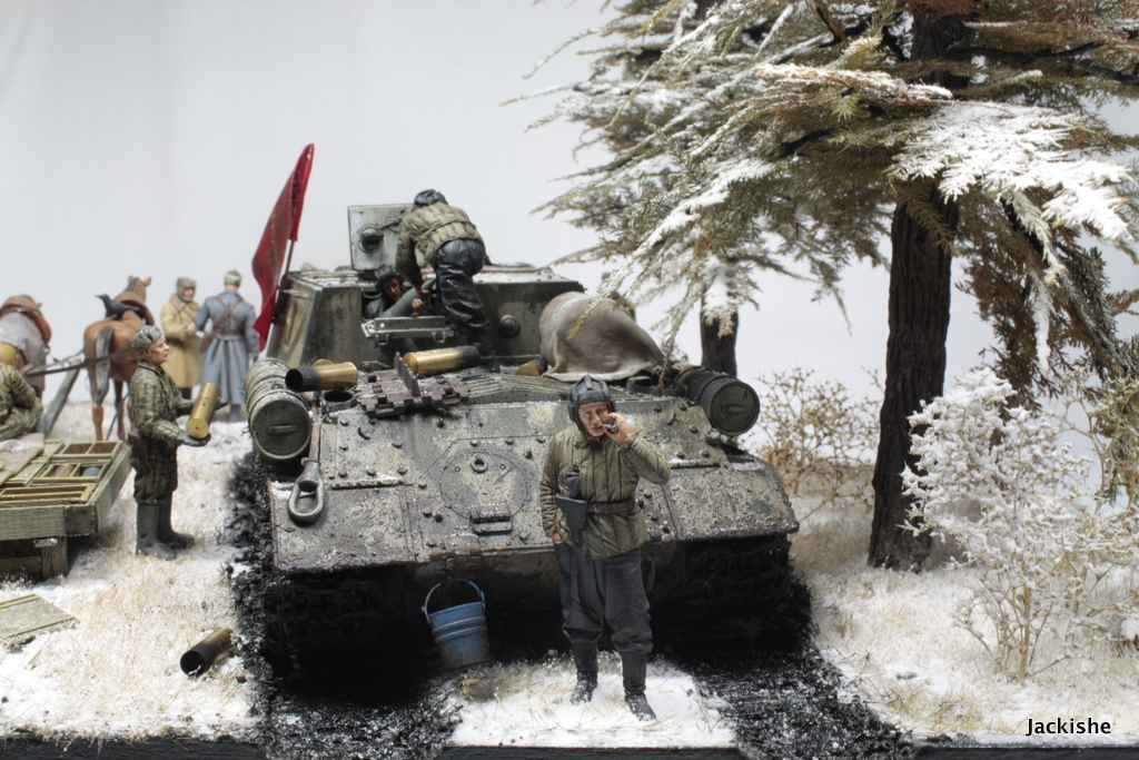 Dioramas and Vignettes: Lets' refill the ammo, have a smoke and go on, photo #10