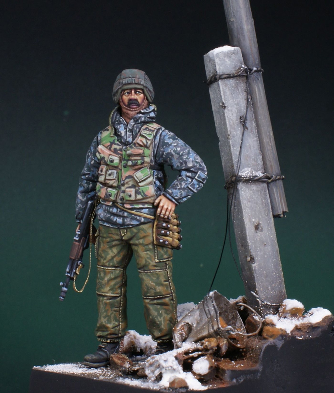 Figures: Scout, Russian Internal Troops, Chechnya, 1995, photo #2