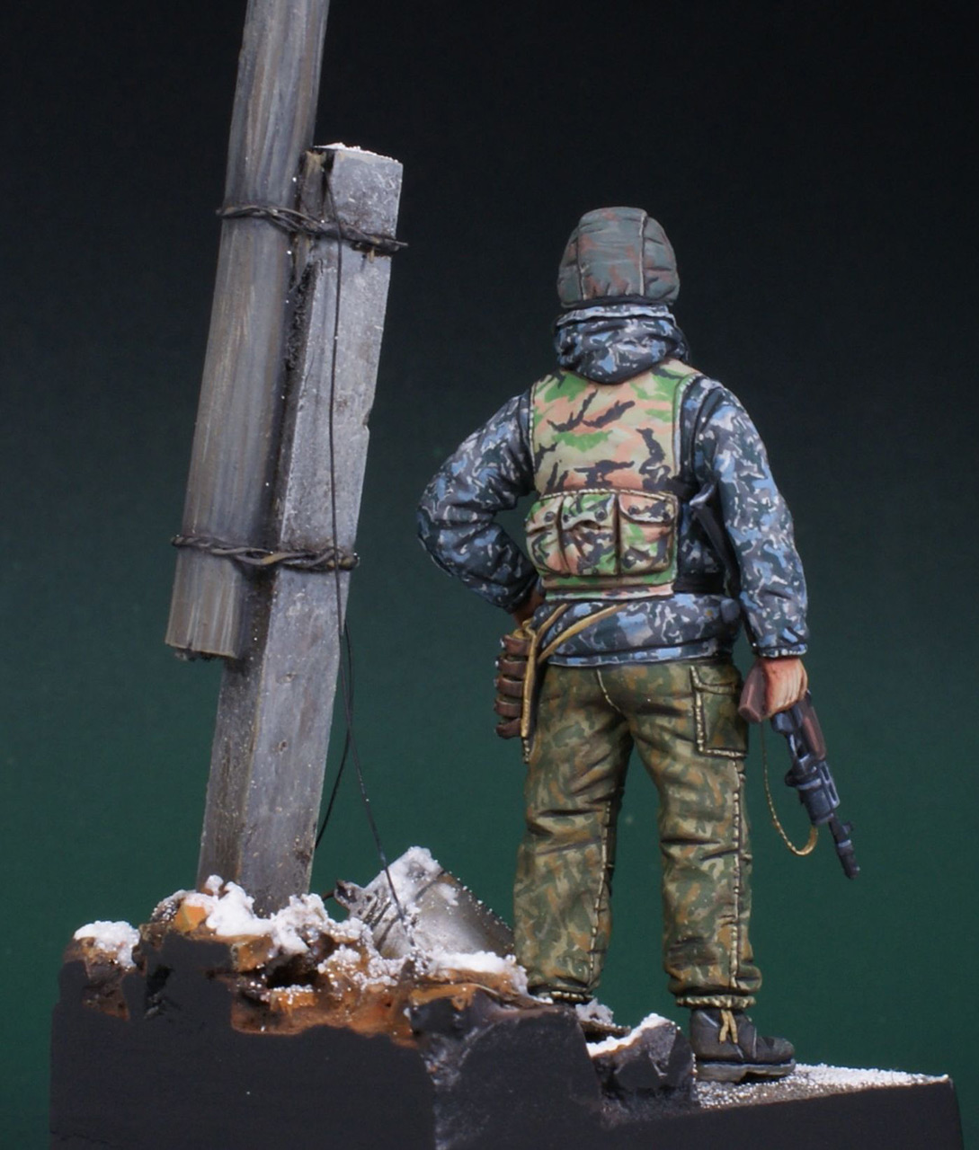 Figures: Scout, Russian Internal Troops, Chechnya, 1995, photo #3