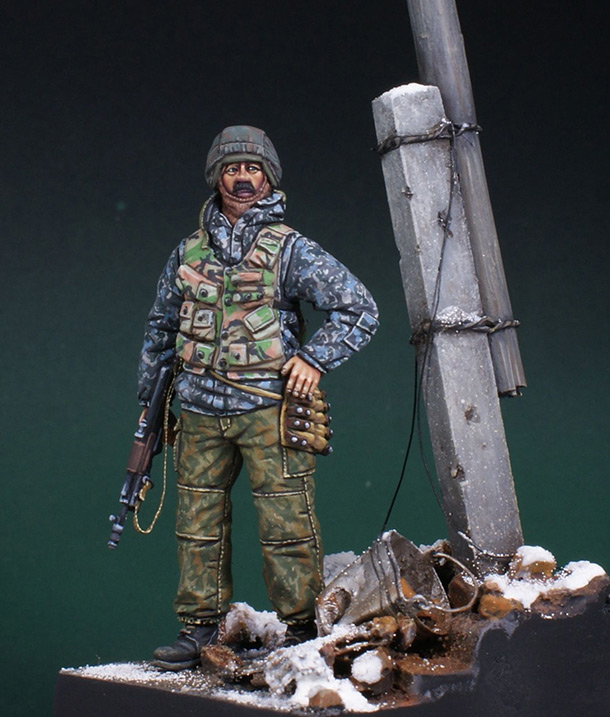 Figures: Scout, Russian Internal Troops, Chechnya, 1995