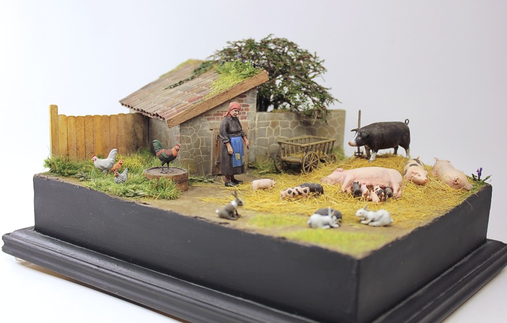 Dioramas and Vignettes: Summer day in countryside, photo #1