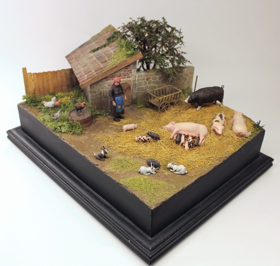 Dioramas and Vignettes: Summer day in countryside, photo #2