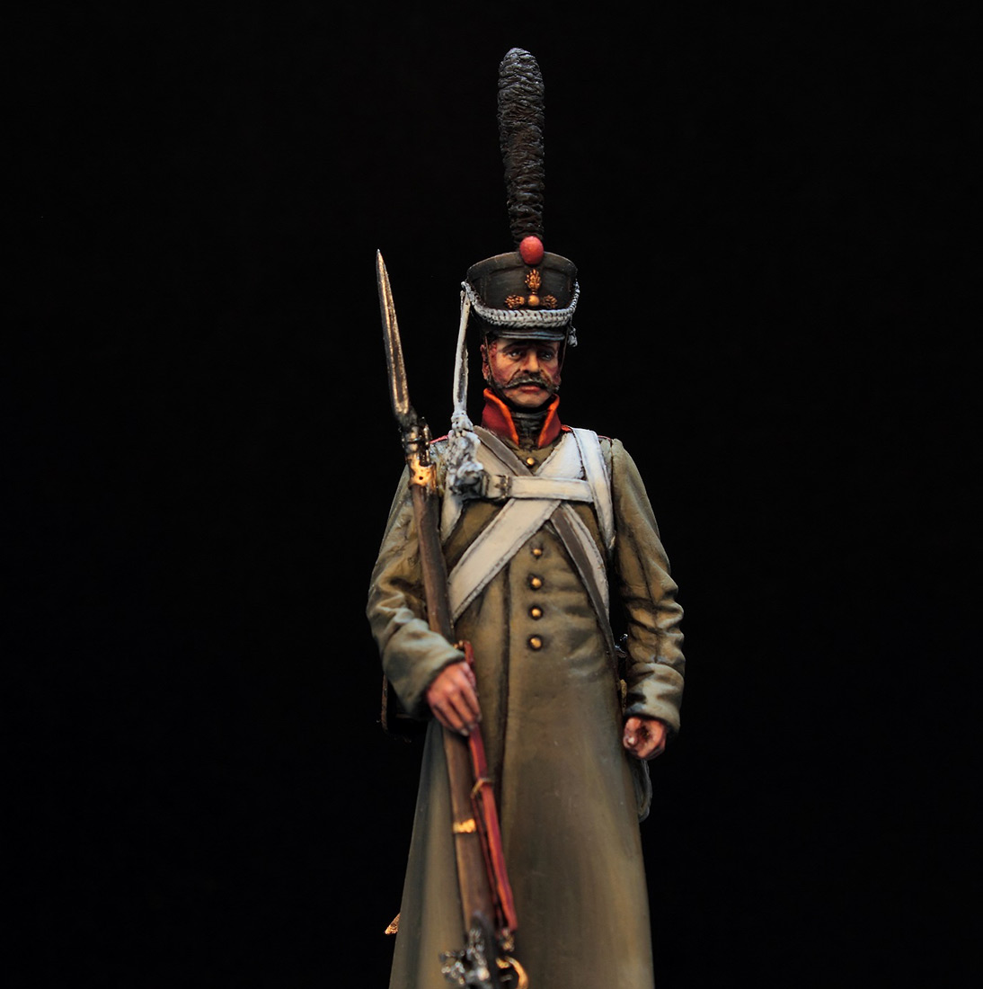 Figures: Russian grenadier in greatcoat, 1812-14, photo #7