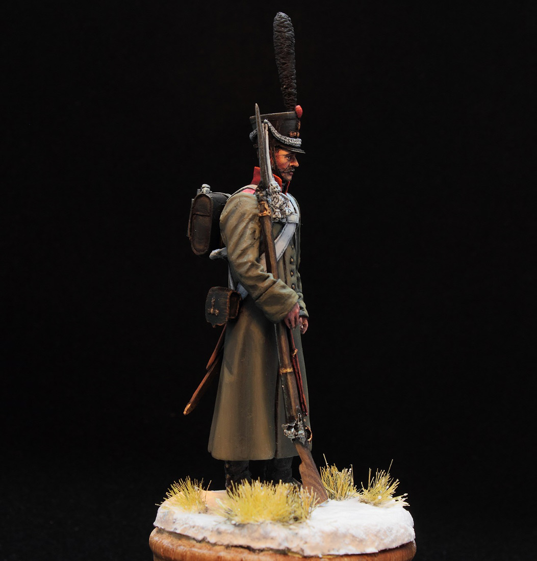 Figures: Russian grenadier in greatcoat, 1812-14, photo #8