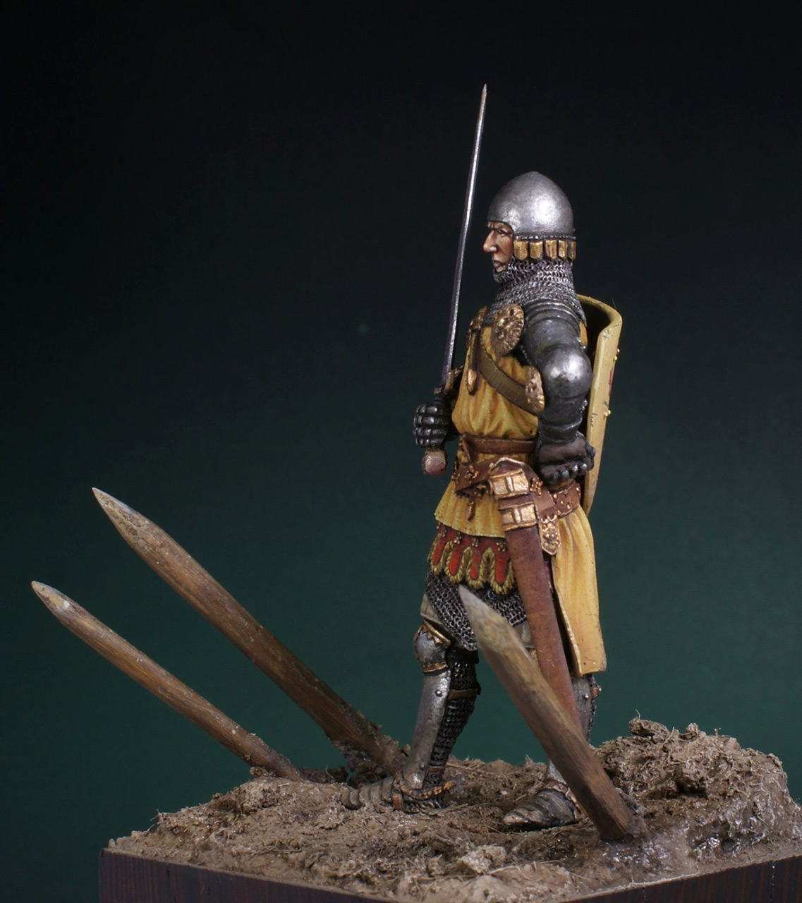 Figures: English knight. Battle of Crecy, photo #2